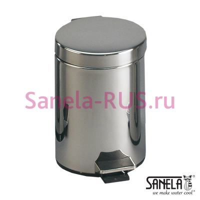 Нержавеющее мусорное ведро с педалью SLZN 15X арт: 75156 Sanela Чехия (фото, схема) Нержавеющее мусорное ведро с педалью SLZN 15X арт: 75156 Sanela Чехия (фото, схема)