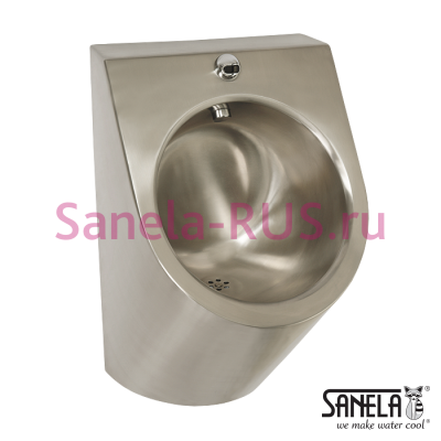Нержавеющий автоматический писсуар SLPN 07E арт: 91071 Sanela Чехия (фото, схема) Нержавеющий автоматический писсуар SLPN 07E арт: 91071 Sanela Чехия (фото, схема)