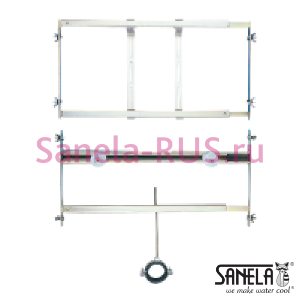 Монтажная рама для писсуара SLR 02