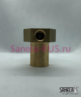 Латунная присоединительная арматура штока SLP 07RS арт: MD-ARMSLP07RS Sanela Чехия (фото, схема)