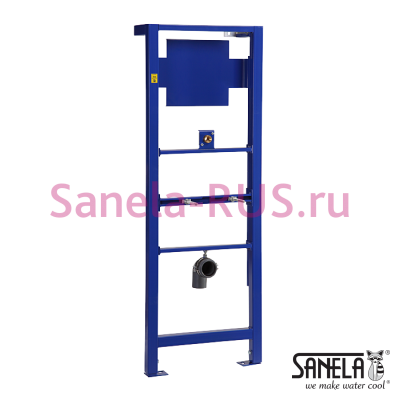 Монтажная рама в гипсокартон для писсуара SLR 22 арт: 08220 Sanela Чехия (фото, схема)