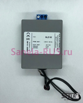 Трансформатор 230/20В пост. SLZ 02 арт: 05020 Sanela Чехия (фото, схема)