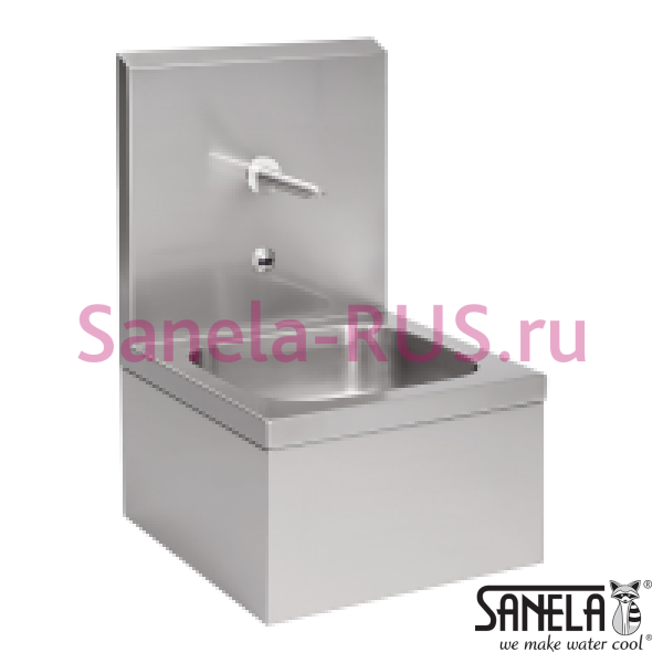 Нержавеющая мойка с автоматическим краном SLUN 04EB