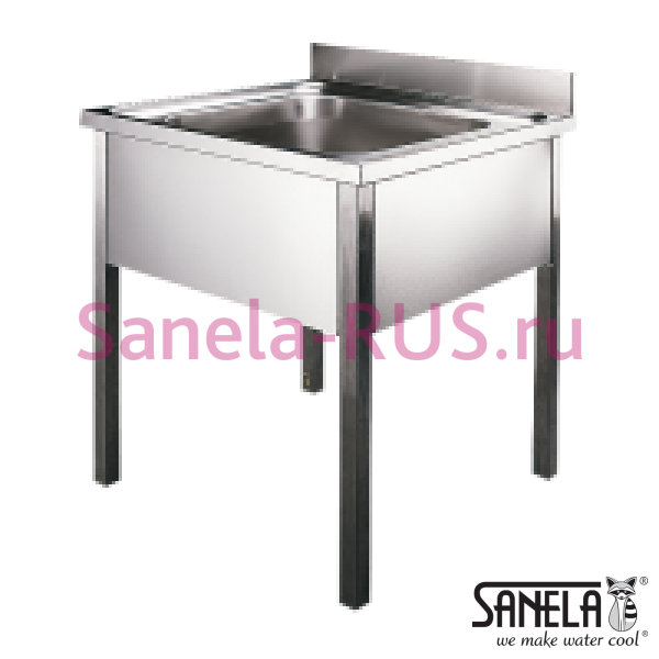 Нержавеющая мойка на ножках SLUN 15