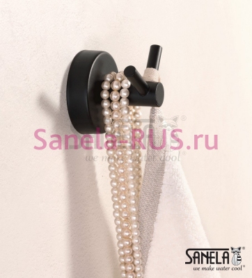 Нержавеющая двойная вешалка SLZD 01N арт: 62011 Sanela Чехия (фото, схема)