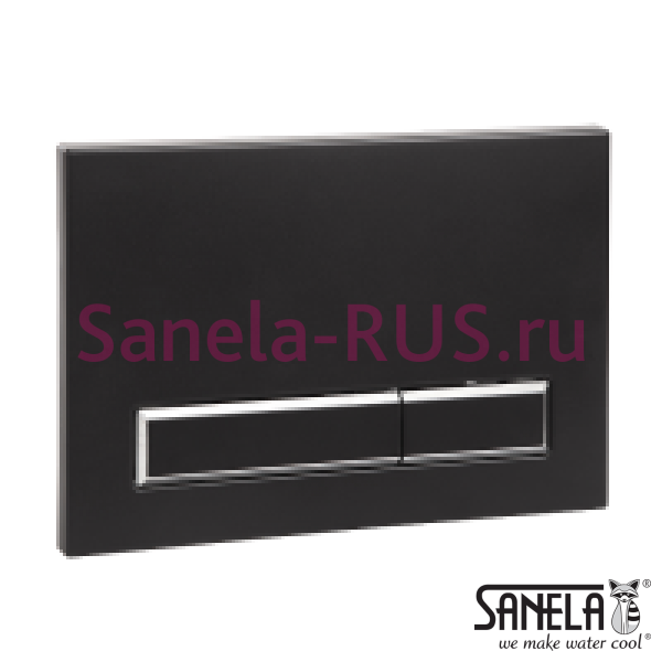 Кнопка SLW 53 (для инсталляции SLR 21, черная пластмасса)