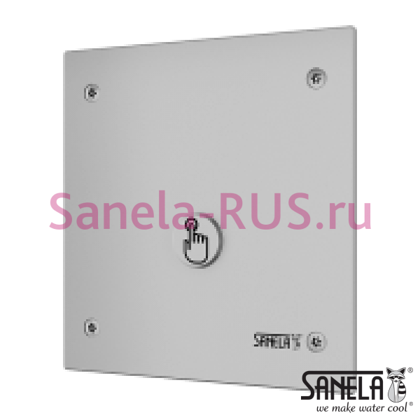 Антивандальный смыв писсуара с пьезо кнопкой SLP 02PA