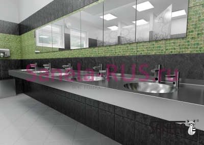 Автоматический нержавеющий дозатор мыла на столешницу 1л 24В SLZN 91E арт: 85911 Sanela Чехия (фото, схема)