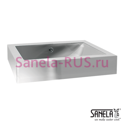Нержавеющая раковина SLUN 64 арт: 93640 Sanela Чехия (фото, схема)