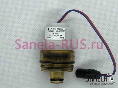 A.U.K MULLER Моностабильный клапан 24В VE-050.M07.240 Sanela Чехия (фото, схема)