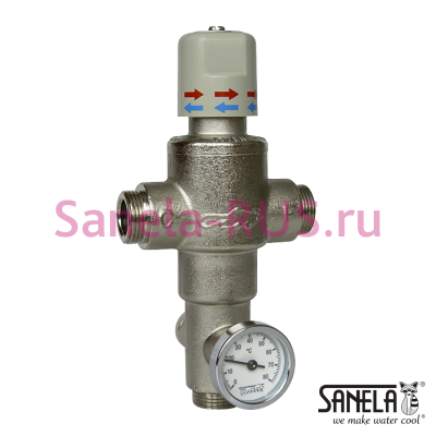 Термостатический вентиль 1" SLT 08 арт: 09080 Sanela Чехия (фото, схема) Термостатический вентиль 1" SLT 08 арт: 09080 Sanela Чехия (фото, схема)