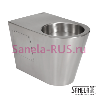 Нержавеющий напольный унитаз SLWN 30 арт: 94302 Sanela Чехия (фото, схема) Нержавеющий напольный унитаз SLWN 30 арт: 94302 Sanela Чехия (фото, схема)